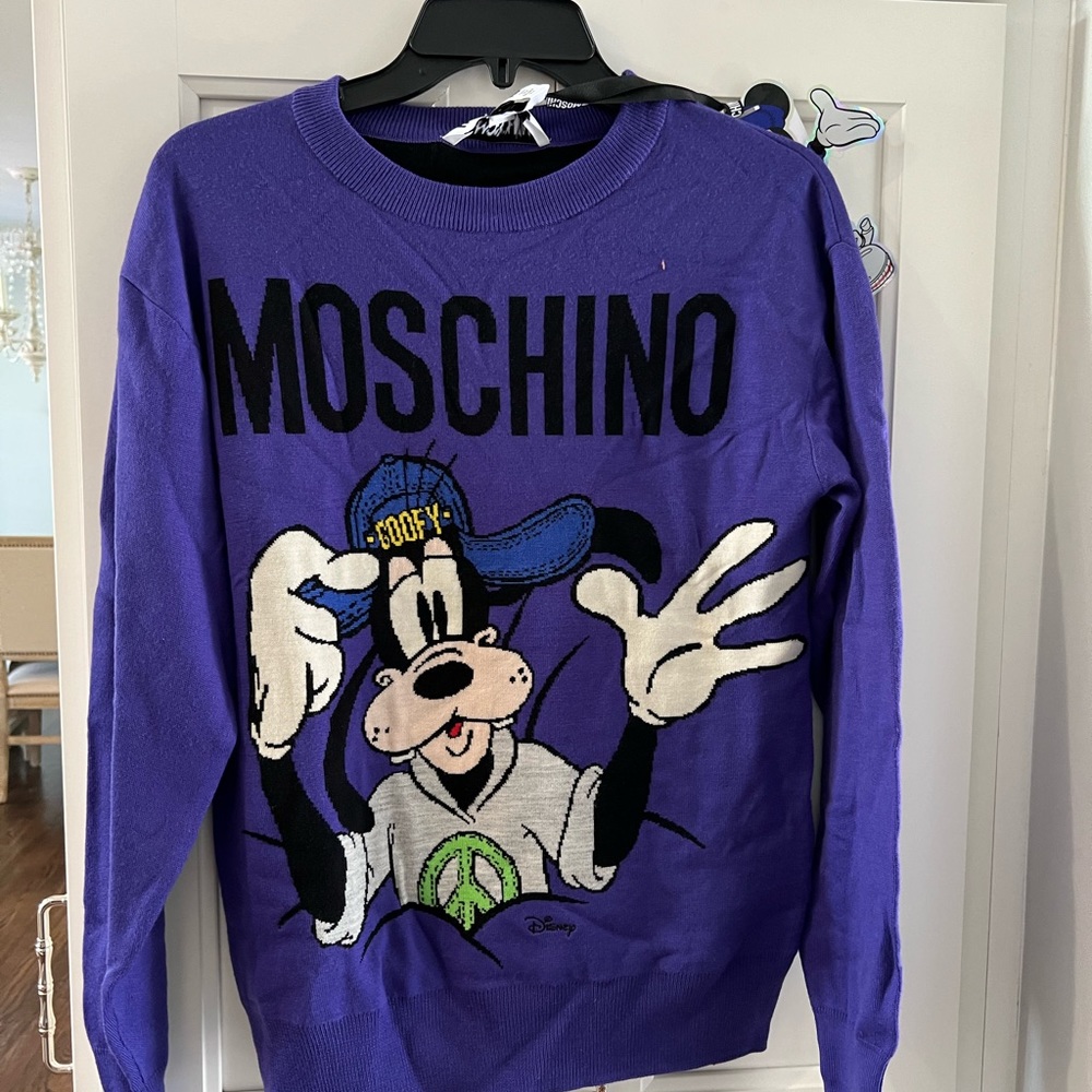H&Moschino goofy sweater NWT